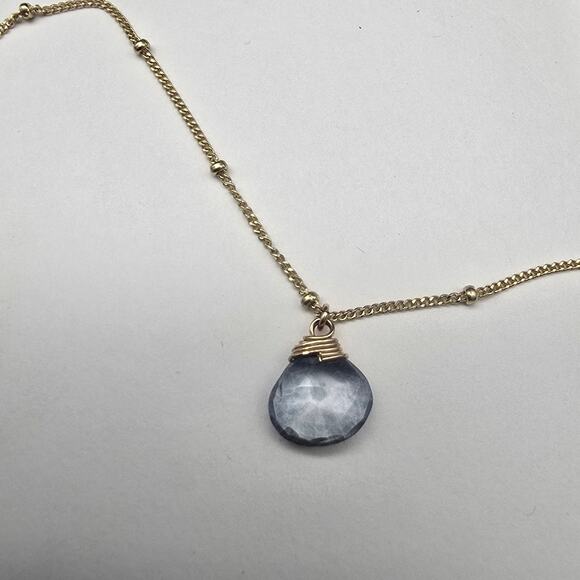 Lotus Jewelry Studio Trinket Stone Necklace Spinel Pendant 925 Gold Filled - Picture 12 of 12